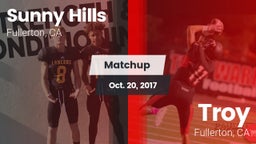 Matchup: Sunny Hills High vs. Troy  2017