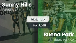 Matchup: Sunny Hills High vs. Buena Park  2017