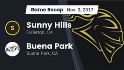 Recap: Sunny Hills  vs. Buena Park  2017