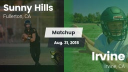 Matchup: Sunny Hills High vs. Irvine  2018