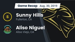 Recap: Sunny Hills  vs. Aliso Niguel  2019