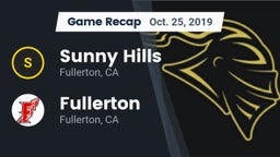 Recap: Sunny Hills  vs. Fullerton  2019