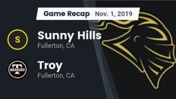 Recap: Sunny Hills  vs. Troy  2019