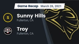 Recap: Sunny Hills  vs. Troy  2021