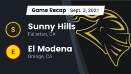 Recap: Sunny Hills  vs. El Modena  2021