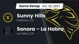 Recap: Sunny Hills  vs. Sonora  - La Habra 2021