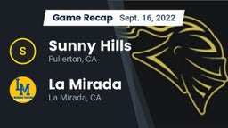 Recap: Sunny Hills  vs. La Mirada  2022