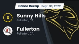 Recap: Sunny Hills  vs. Fullerton  2022