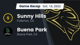 Recap: Sunny Hills  vs. Buena Park  2022