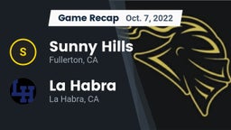 Recap: Sunny Hills  vs. La Habra  2022