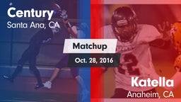 Matchup: Century  vs. Katella  2016
