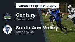 Recap: Century  vs. Santa Ana Valley  2017
