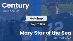 Matchup: Century  vs. Mary Star of the Sea  2018