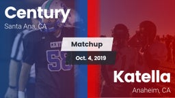 Matchup: Century  vs. Katella  2019