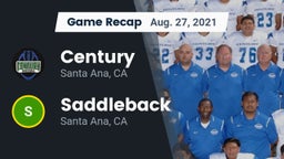 Recap: Century  vs. Saddleback  2021