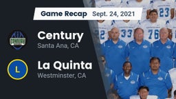 Recap: Century  vs. La Quinta  2021