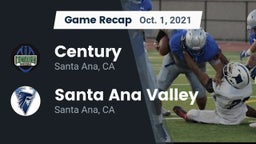Recap: Century  vs. Santa Ana Valley  2021