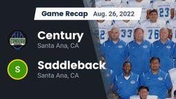 Recap: Century  vs. Saddleback  2022