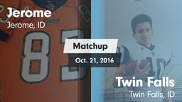Matchup: Jerome  vs. Twin Falls 2016