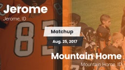 Matchup: Jerome  vs. Mountain Home  2017