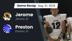 Recap: Jerome  vs. Preston  2018