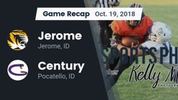 Recap: Jerome  vs. Century  2018