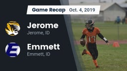 Recap: Jerome  vs. Emmett  2019
