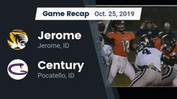 Recap: Jerome  vs. Century  2019