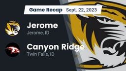 Recap: Jerome  vs. Canyon Ridge  2023