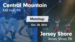 Matchup: Central Mountain vs. Jersey Shore  2016