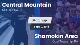 Matchup: Central Mountain vs. Shamokin Area  2018