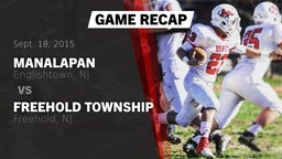 Recap: Manalapan  vs. Freehold Township  2015