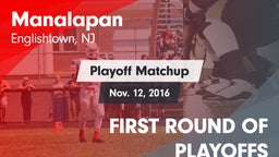 Matchup: Manalapan High vs. FIRST ROUND OF PLAYOFFS 2016