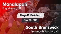 Matchup: Manalapan High vs. South Brunswick  2016