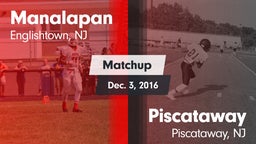 Matchup: Manalapan High vs. Piscataway  2016