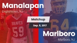 Matchup: Manalapan High vs. Marlboro  2017