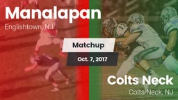 Matchup: Manalapan High vs. Colts Neck  2017