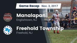 Recap: Manalapan  vs. Freehold Township  2017