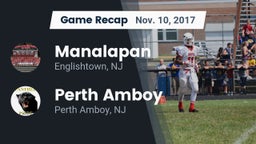 Recap: Manalapan  vs. Perth Amboy  2017
