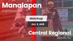Matchup: Manalapan High vs. Central Regional  2018