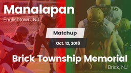 Matchup: Manalapan High vs. Brick Township Memorial  2018
