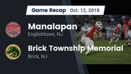 Recap: Manalapan  vs. Brick Township Memorial  2018