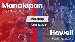 Matchup: Manalapan High vs. Howell  2019