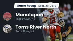 Recap: Manalapan  vs. Toms River North  2019