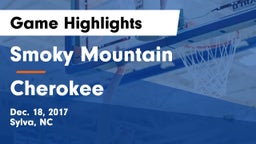 Smoky Mountain  vs Cherokee  Game Highlights - Dec. 18, 2017