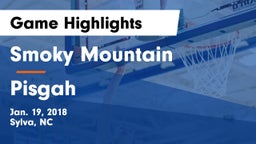 Smoky Mountain  vs Pisgah  Game Highlights - Jan. 19, 2018