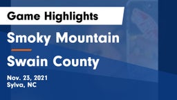 Smoky Mountain  vs Swain County  Game Highlights - Nov. 23, 2021