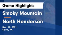 Smoky Mountain  vs North Henderson  Game Highlights - Dec. 17, 2021