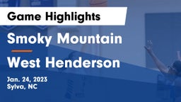 Smoky Mountain  vs West Henderson  Game Highlights - Jan. 24, 2023