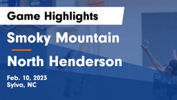 Smoky Mountain  vs North Henderson Game Highlights - Feb. 10, 2023